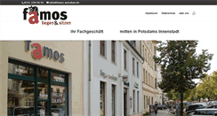 Desktop Screenshot of famos-potsdam.de